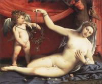 Lotto, Lorenzo - Venus and Cupid